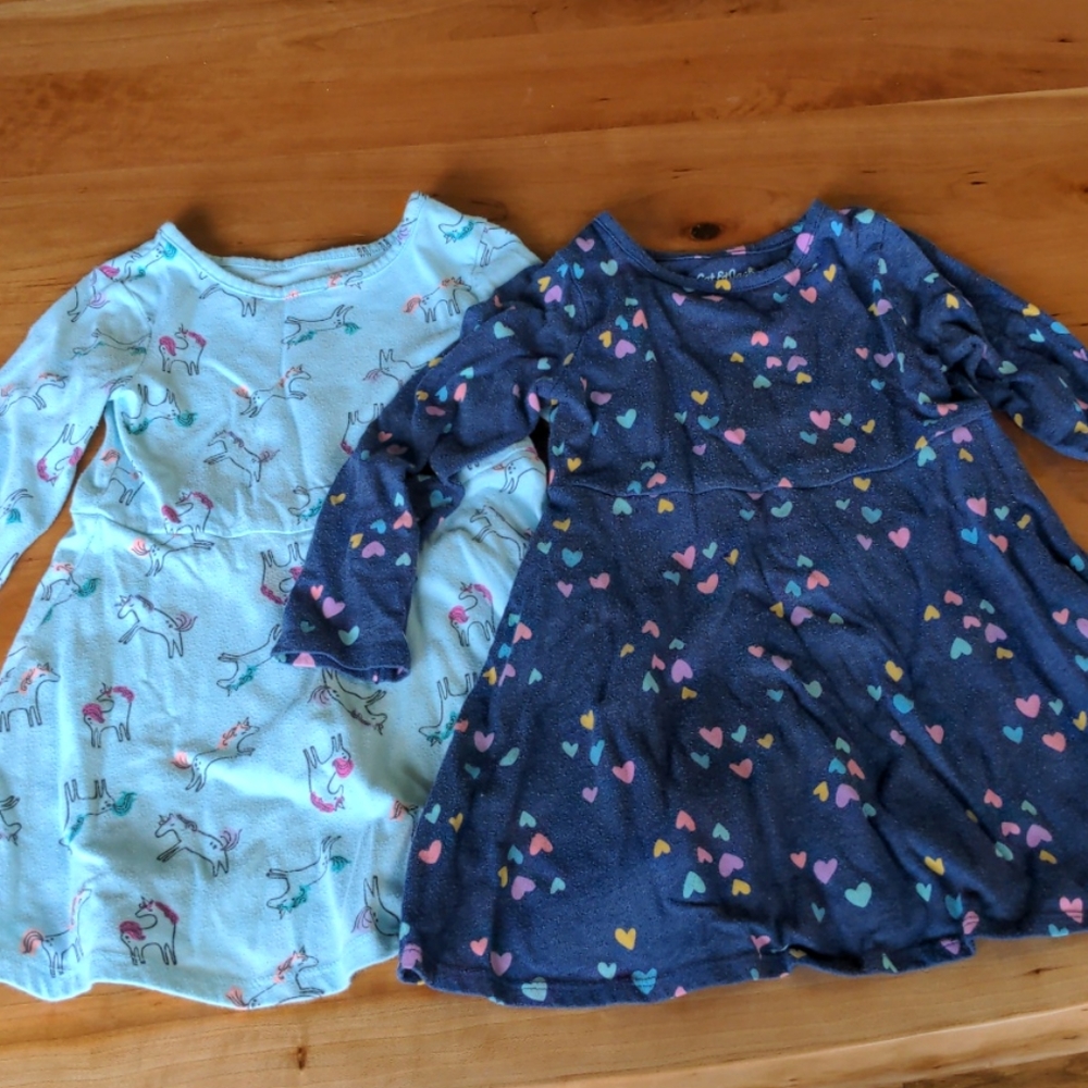 Pair of 4T skater dresses